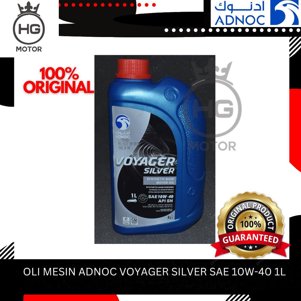ADNOC Oli Motor Mobil VOYAGER SILVER 4T 10W40 1L ORIGINAL