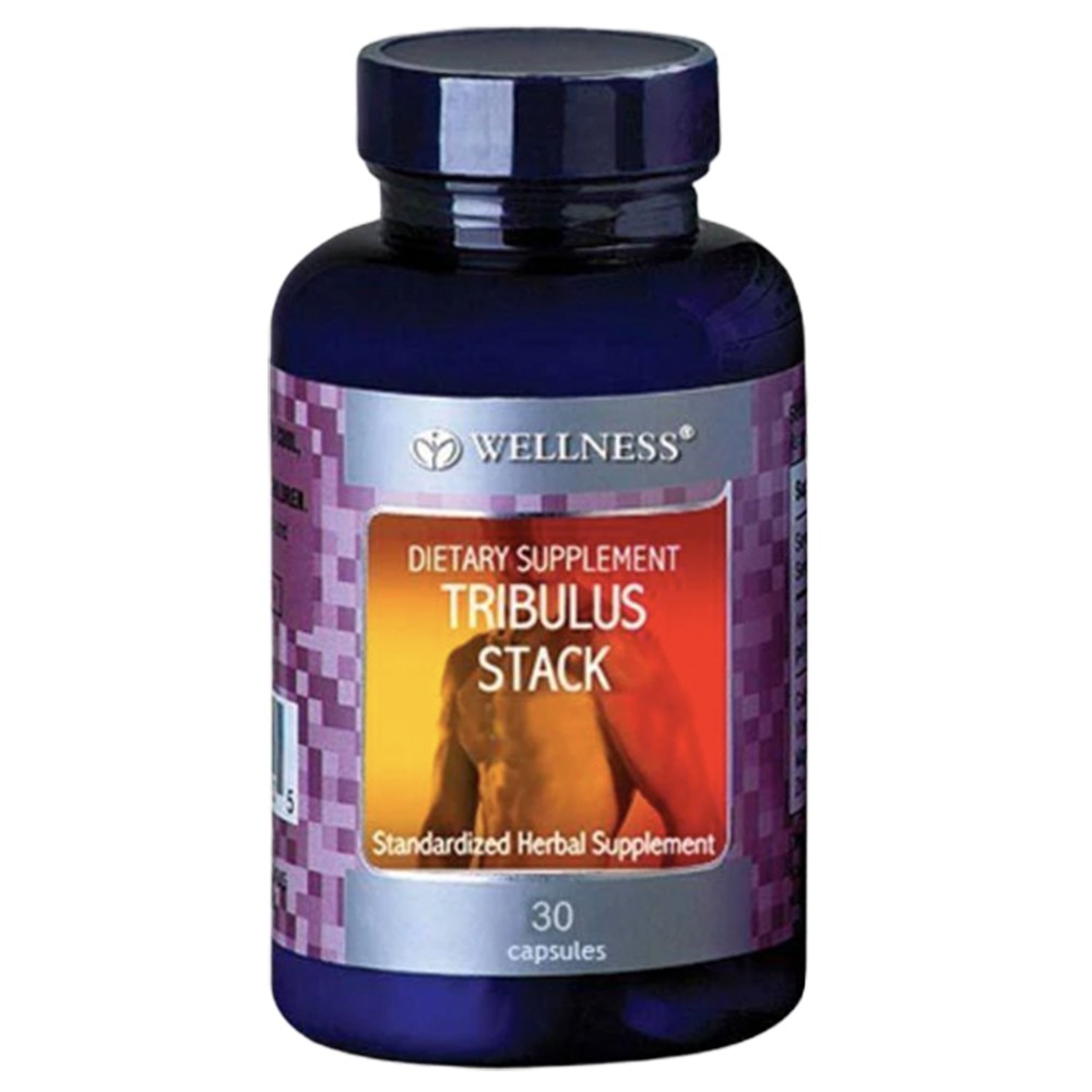 WELLNESS TRIBULUS STACK VITAMIN TESTOSTERON MENINGKATKAN GAIRAH LIBIDO HORMON PRIA LAKI 30 KAPSUL