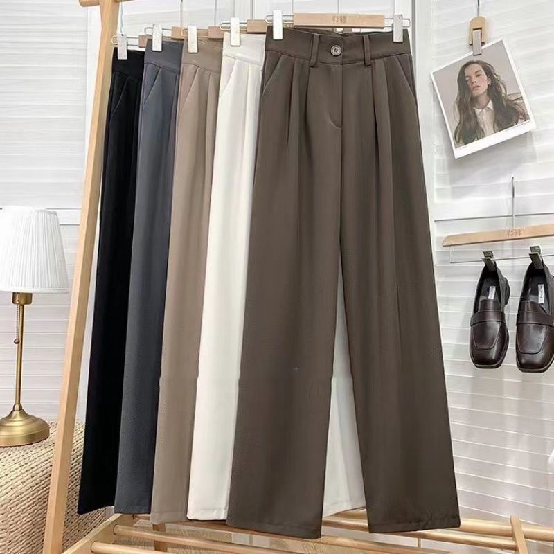 YORA LOOSE PANTS (HIGHWAIST PANTS) Loose Pants Trousers Wanita Anti Lecek - Celana Anti Kusut - Celana Kulot Wanita - Celana Kantor Wanita- Celana Formal Wanita - Celana Kerja Wanita