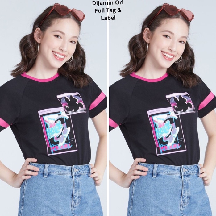 Kaos Wanita Disney Disney Mickey and Friends Silhouette T-shirt