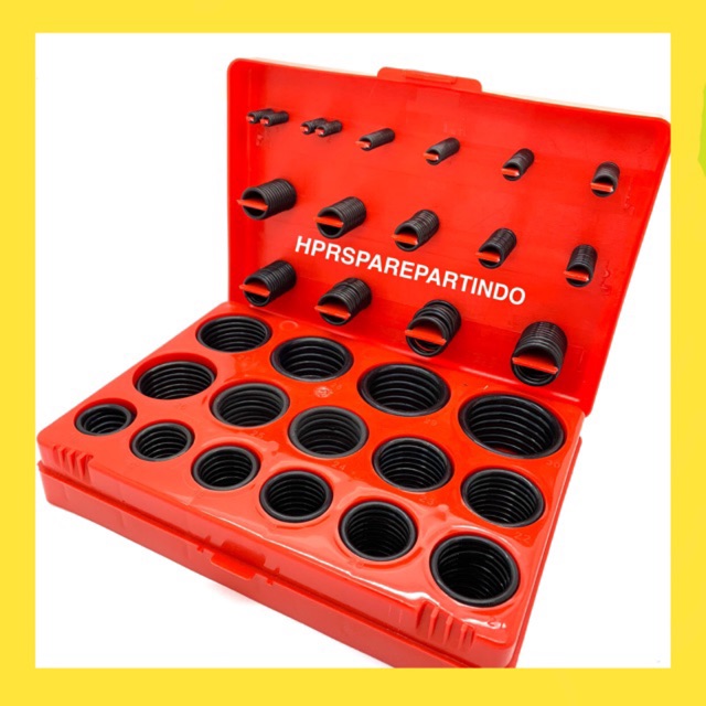 O Ring Oring Seal Kit Set Rubber Karet Ok 311 Merah Red Box As 568 Shopee Indonesia