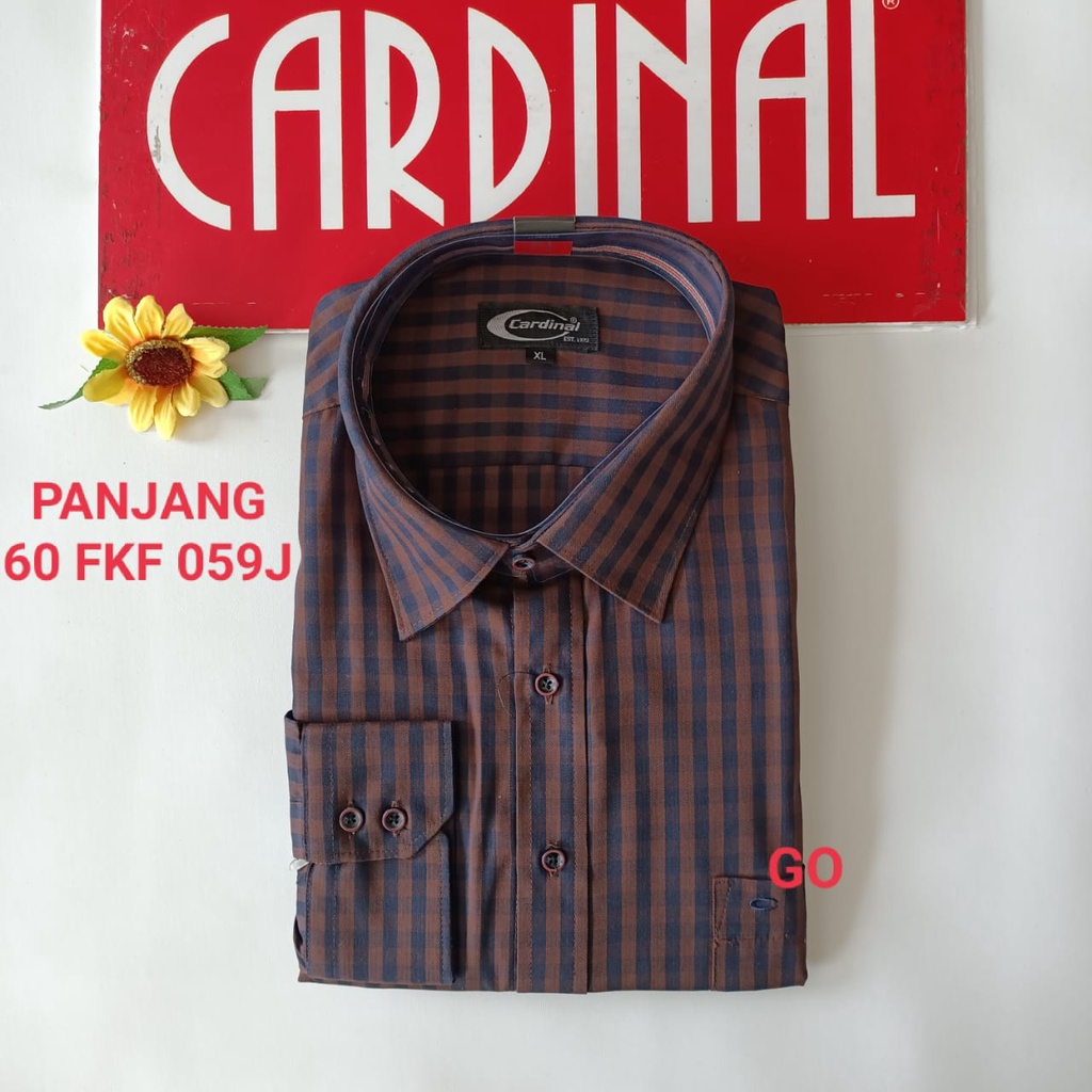 gof M-L F CARDINAL KEMEJA FORMAL PANJANG RegularFIt Pakaian Kemeja Kerja Pria Kantor Acara Resmi Pakaian Wisuda Original 4