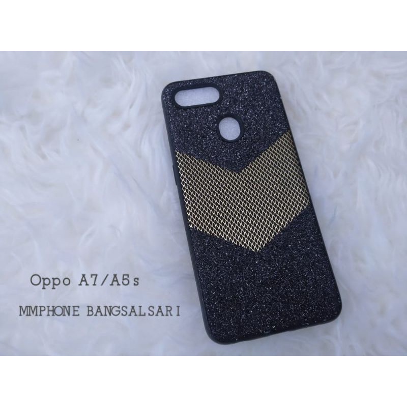 Case Gliter cewek/Case gliter mewah Oppo A5s