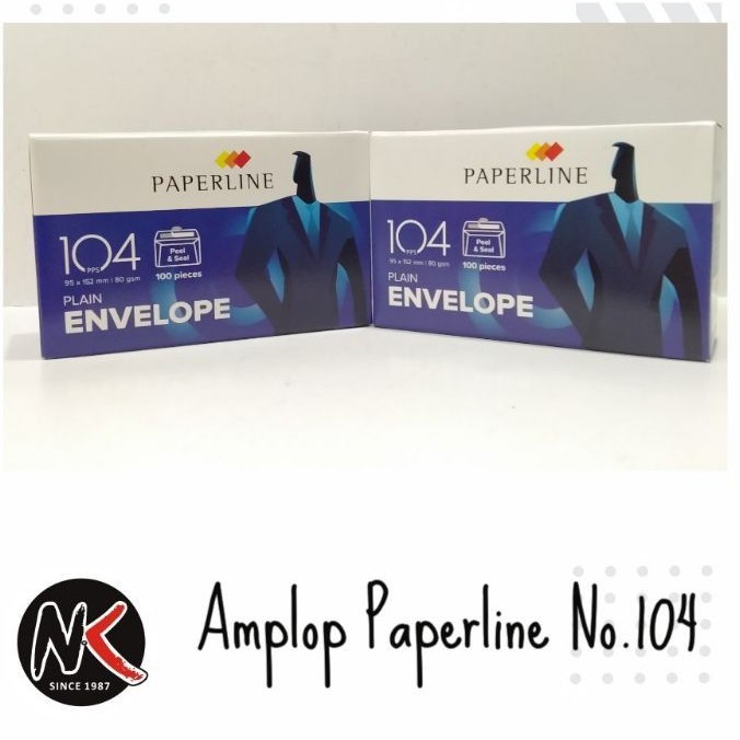 

Amplop Putih Polos Paperline 104 Isi 100