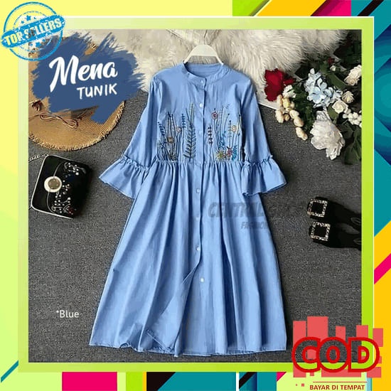 Termurah Aghnia Tunik By Willa/Atasan Wanita Motif Kotak/Baju Cewek Motif Tunik Terbatu Bheta Tunik 