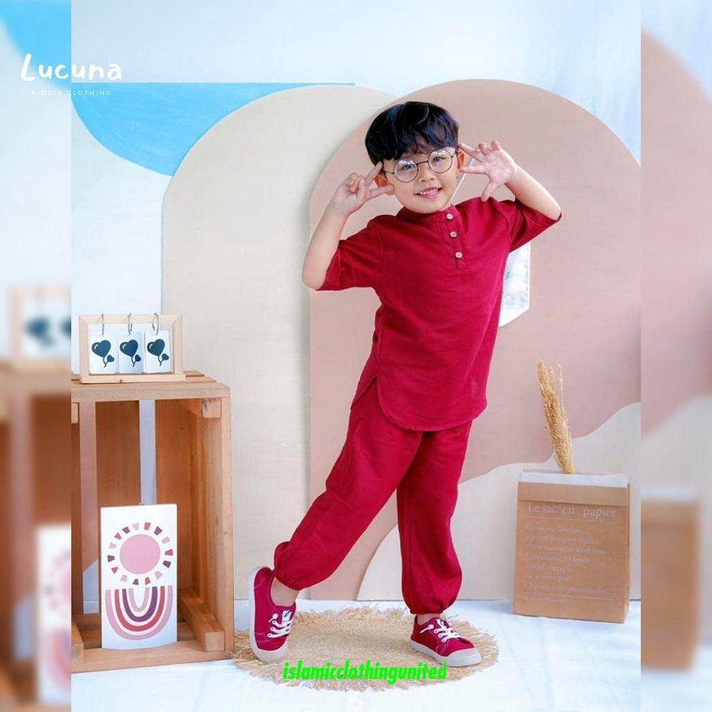 Lucuna - Musa Setelan Koko Anak Baju Muslim - EVR - FX