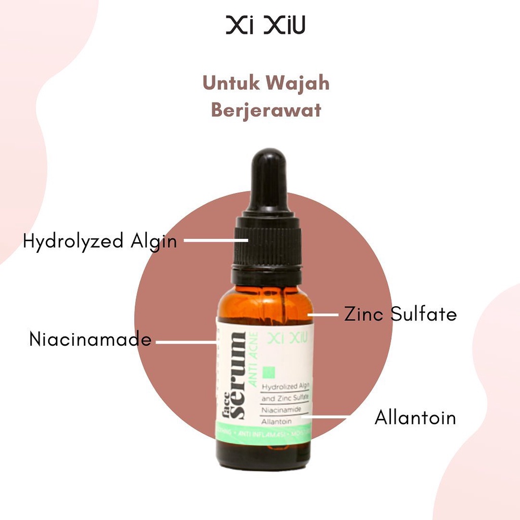 XI XIU Face Serum Vit C Anti Acne Menghilangkan Bekas Jerawat - 20ml