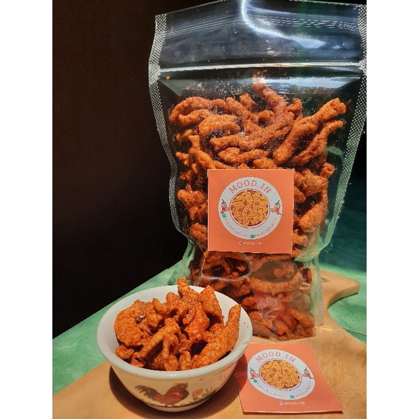 

Kripik Usus Pedas 210 gram