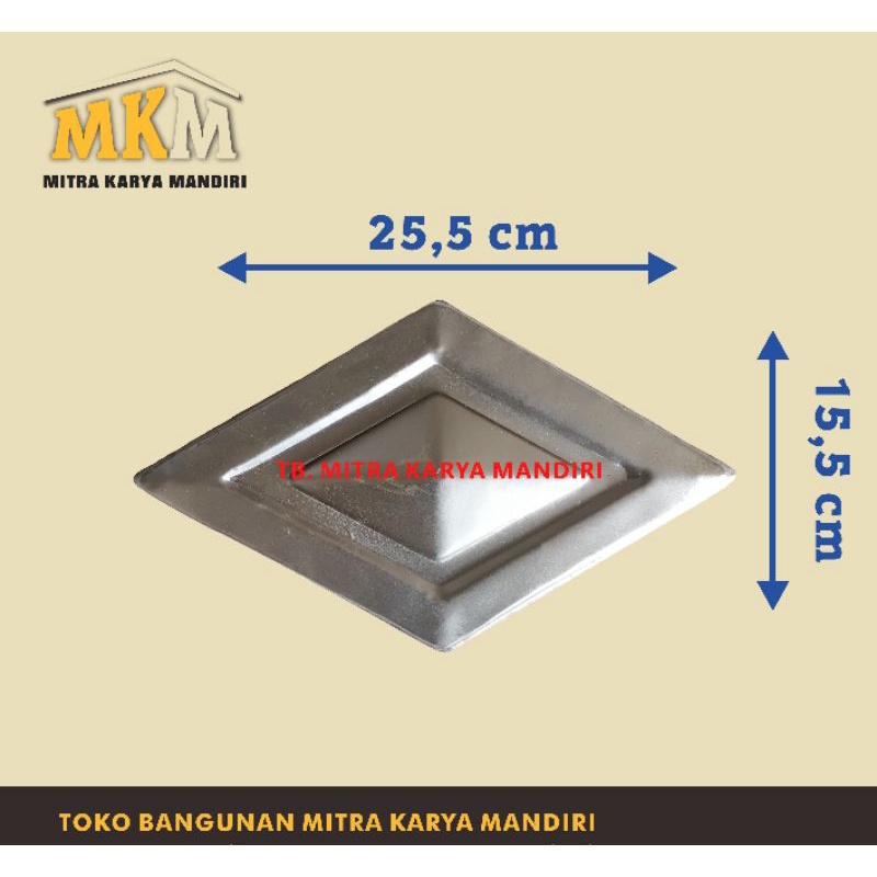 Ornamen pagar wajik (besar)