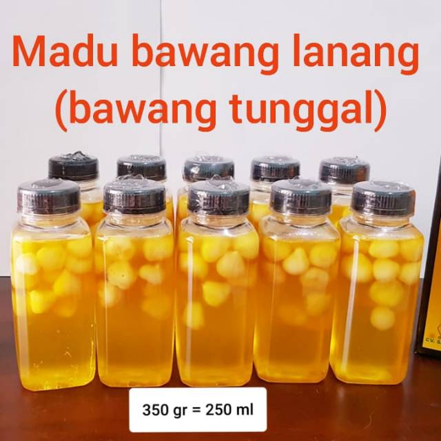 

PROMO MADU BAWANG LANANG / TUNGGAL 350 gram free dus box