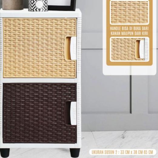 ♂ Lemari plastik bufet tivi multifungsi akako ☞