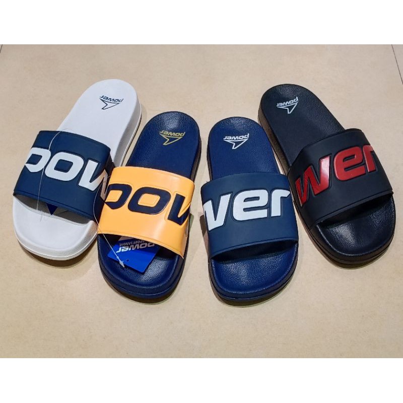 Sandal bata power ringan dan nyaman ada warna putih, biru,hitam dan kuning sangat murah dan trendy