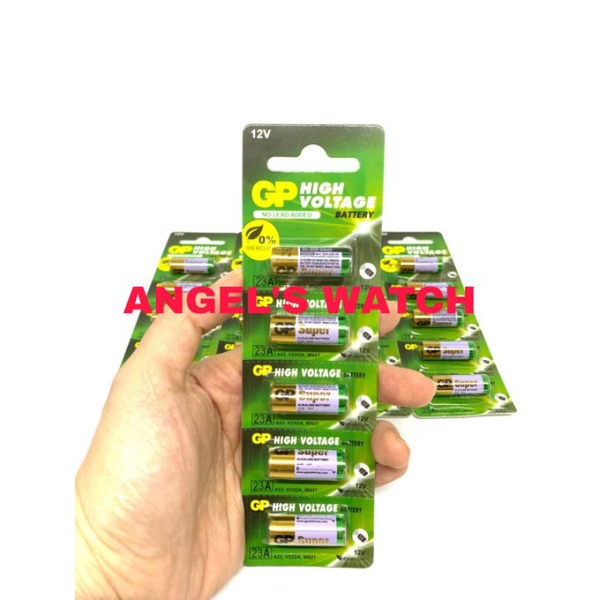 angelswatch baterai GP23 /GP23AE GP23 AE original batre remote alkaline original GP23 ultra