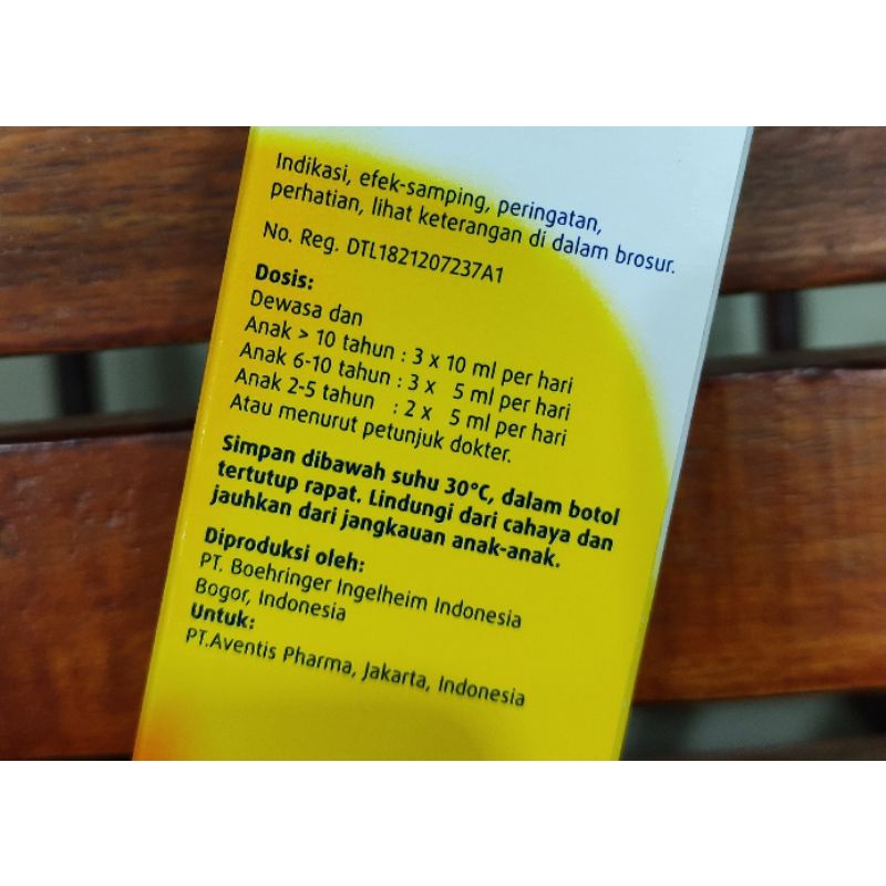 Bisolvon Kids Syrup 60 ML / Batuk Berdahak Anak-Anak