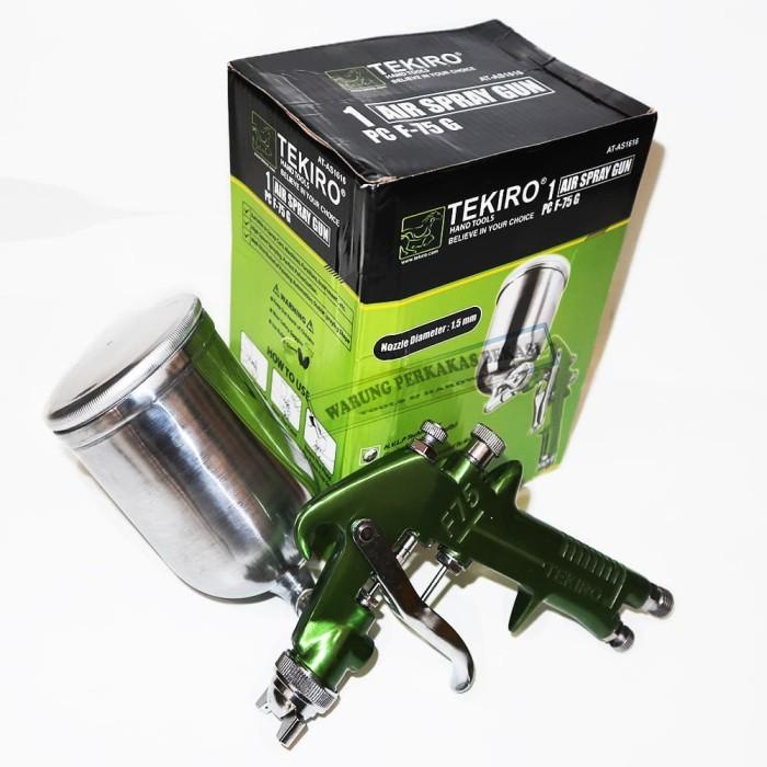 Tekiro Spray Gun Spet Alat Semprot Cat T/A F75 G Nozzle 1.5Mm 400Cc