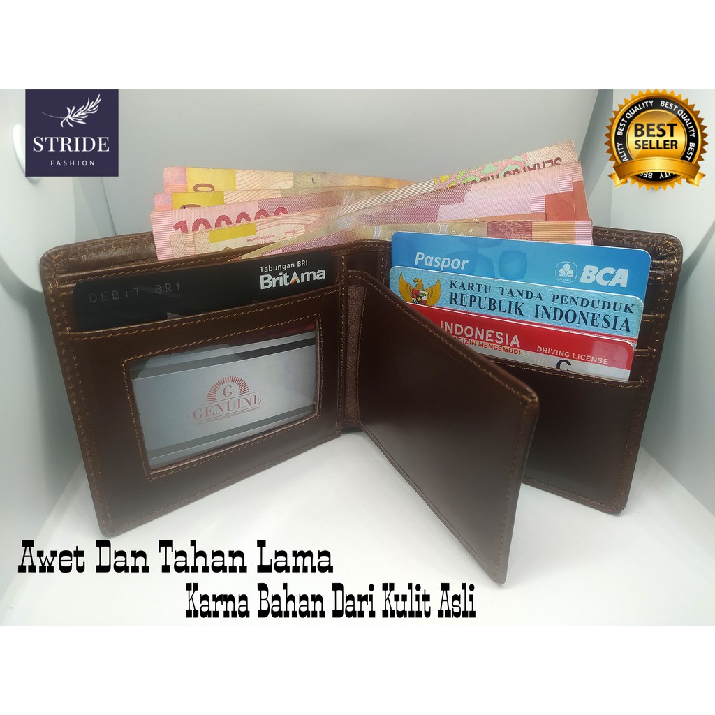 Dompet Pria Kulit Asli Original Model Terbaru