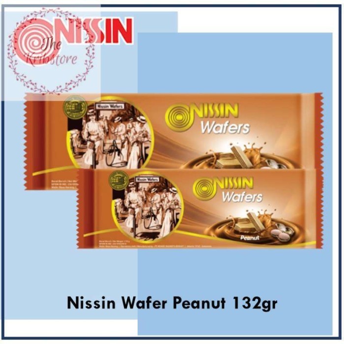 

Nissin Wafer Peanut 132 gr Wafer Rasa Kacang