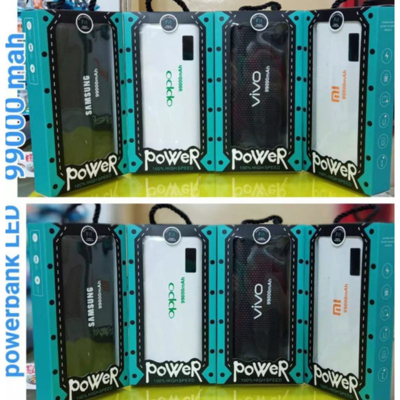 powerbank Samsung Oppo,Vivo,realme 99000 MAh