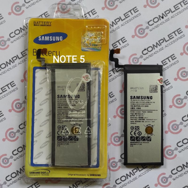 BATERAI SAMSUNG GALAXY NOTE 5 / BATT SAMSUNG NOTE 5 ORIGINAL
