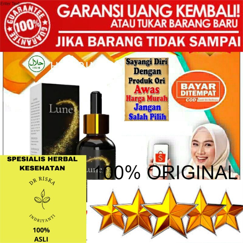100% ASLI Lune serum wajah Anti aging - LUNE SERUM ORIGINAL