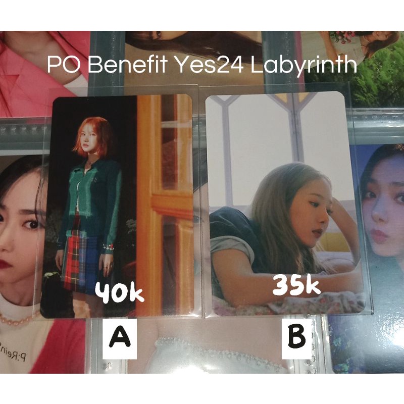 Photocard Pc POB yes24 gfriend viviz eunha sinb