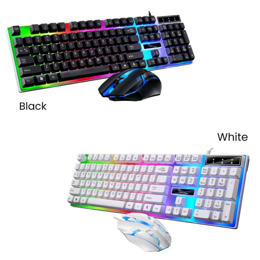 PAKET KEYBORD GAMING + MOUSE GAMING USB MIXIE + HEADSET WEILISHI W160