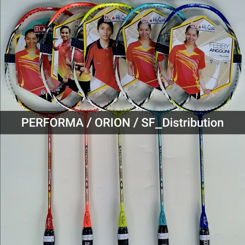 Raket Badminton Hi-Qua SPECTION HiQua ORIGINAL + PACKING KAYU