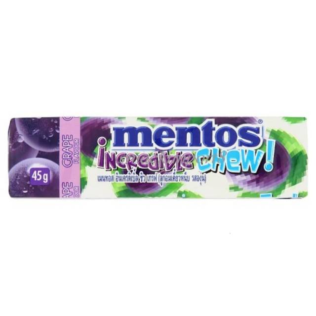 

Mentos Incredible Chew Grape / Strawberry