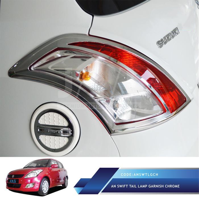 GARNIS BELAKANG ALL NEW SWIFT CHROME MERK JSL