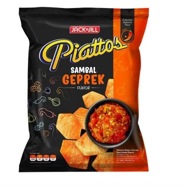 

Makanan Ringan Piattos Sambal Geprek 78 g