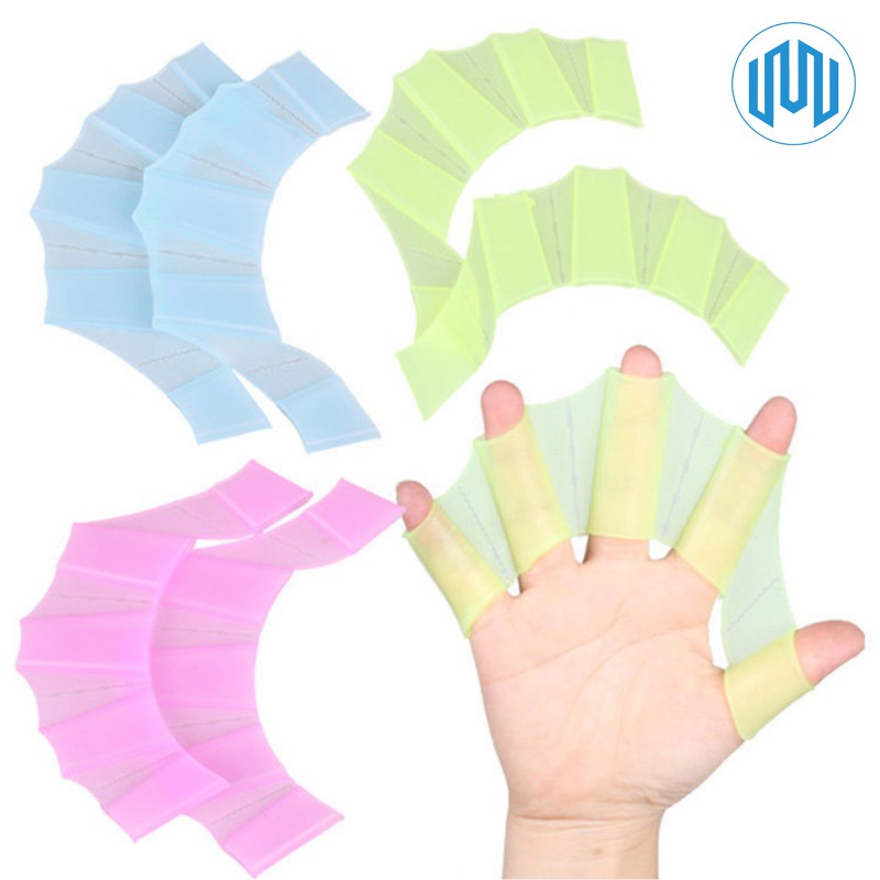 Selaput Silikon Renang Katak Sarung Tangan Katak Swimming