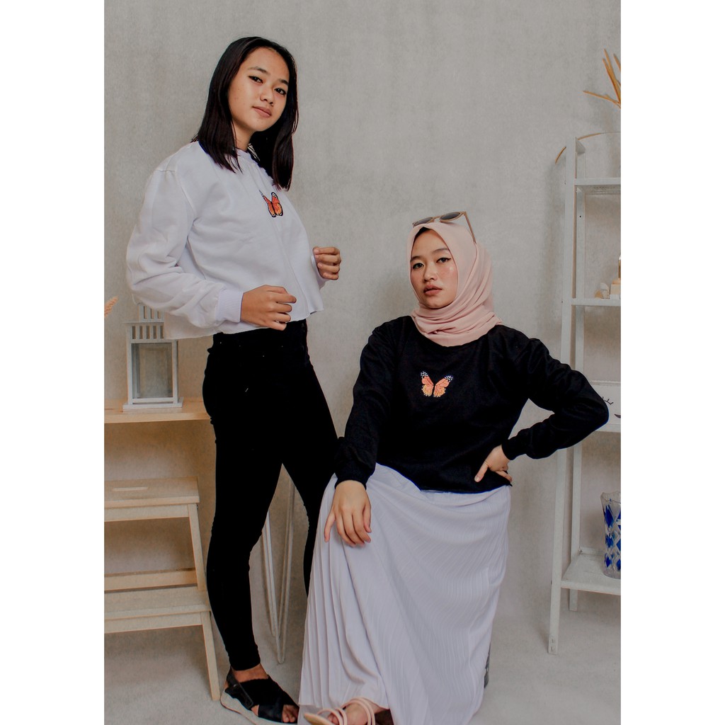 BUTTERPLAY HOODIE // Sweater Pria dan Wanita Logo Bordir Fashionable #BH