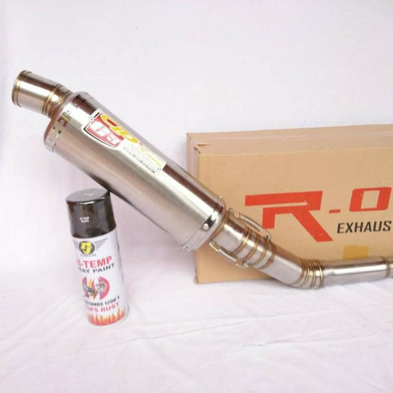 Knalpot CLD Oval Titan Full Set Vixion - Xabre - Byson  - Scorpio ST