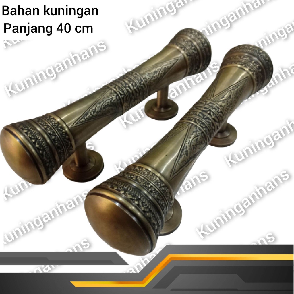 handle pintu rumah antik kuningan gagang pintu 40 cm mewah