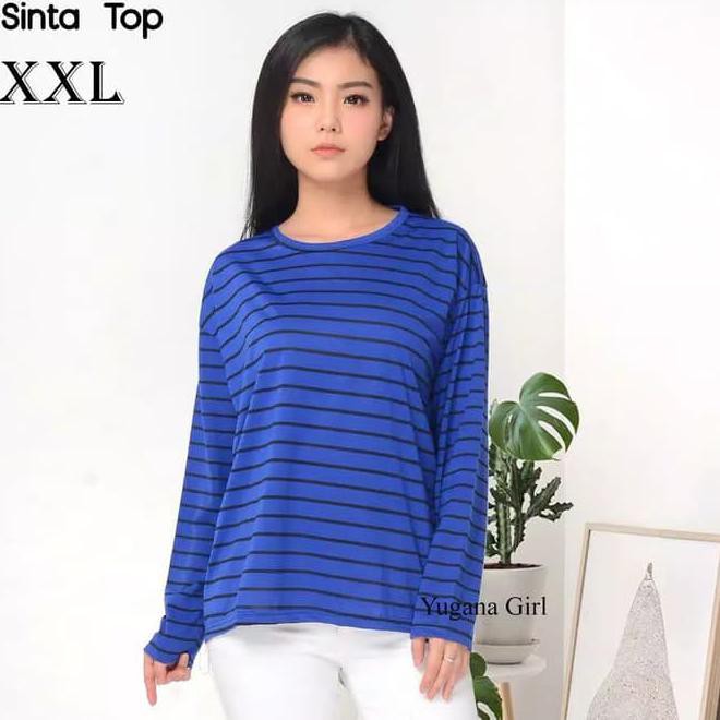 66Im Sweets Store- Kaos Jumbo Lengan Panjang - Ungu Ff96