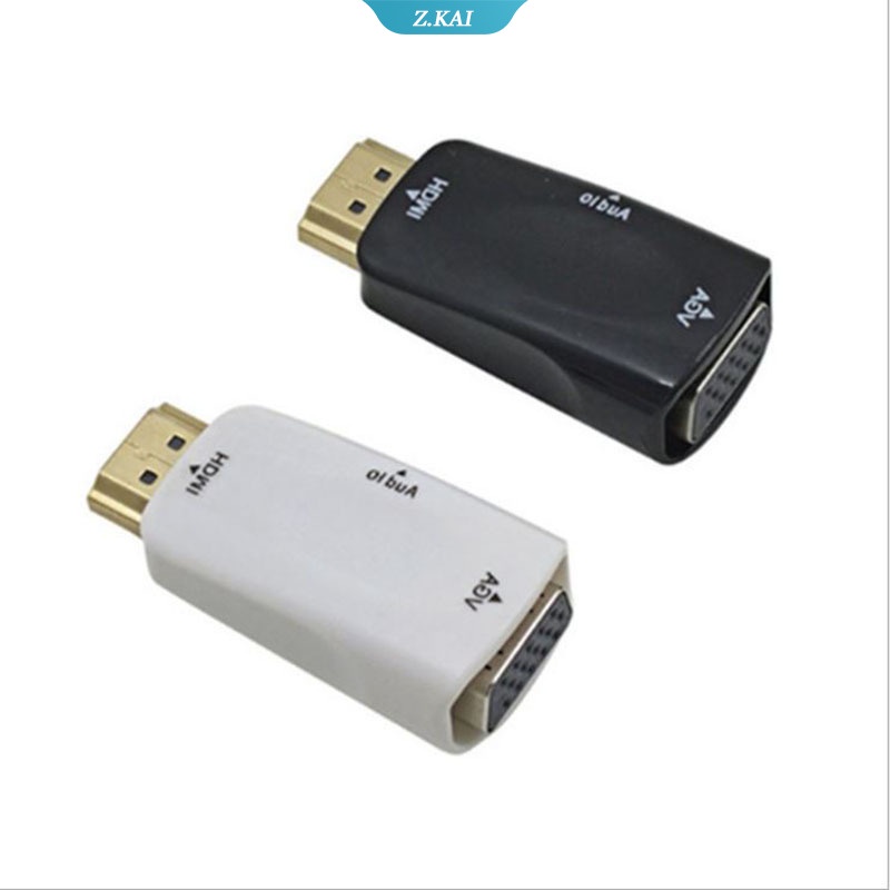 Adapter Converter Mini HDMI Ke VGA HD 1080P Untuk Laptop XiaoMi Huawei