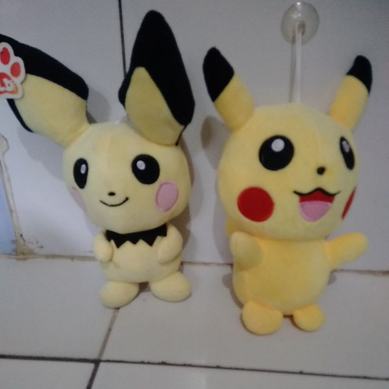 paket 2 pcs boneka Pikachu PL