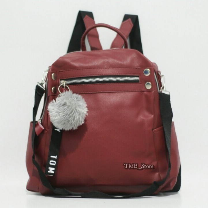 COD√ Multifungsi Selempang Tas Ransel Wanita Backpack Punggung LOKAL FASHION CANTIK sling bag 699