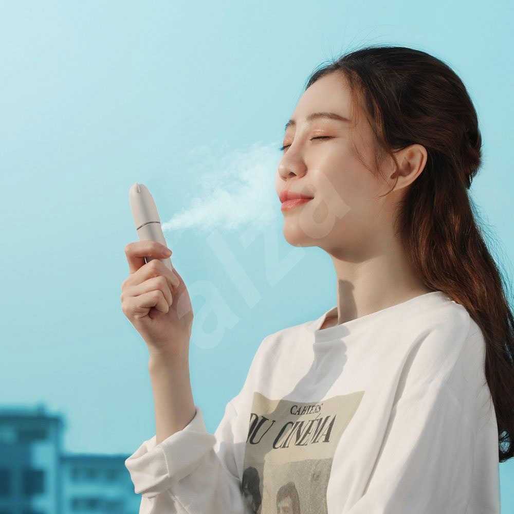 (BISA COD) RVOSTR Baseus USB Humidifier Nano Mist Sprayer Facial Steamer 15ml - ACBSY-0G