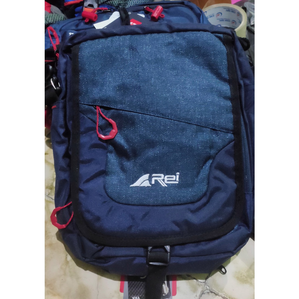 Tas Selempang Authentic Rei Ardennes - Travel Pouch Arei + Raincover Originals