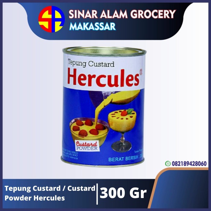 Harga Hercules Tepung Custard Terbaru November 2021 Biggo Indonesia