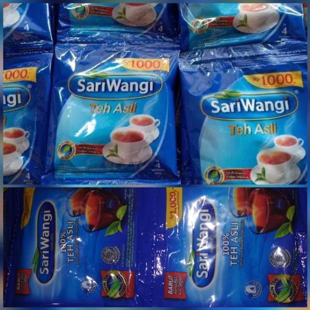 

TEH / Sari Wangi 100% TEH ASLI Sachet / 1Sachet