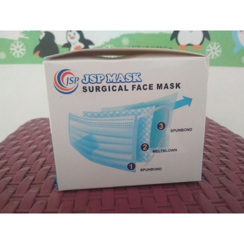 Masker  Medis Facemask 3 Ply Earloop Dan Hijab