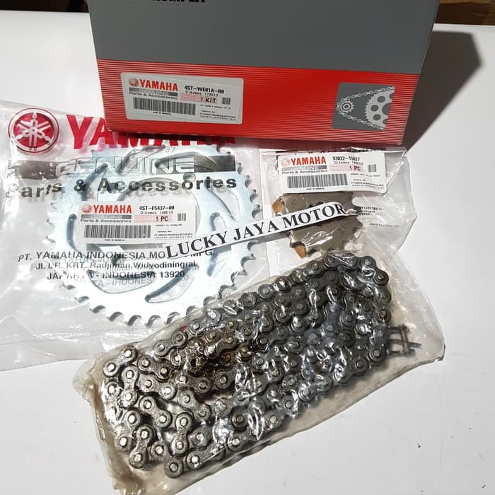 Gearset girset chainkit gear gir set rantai paket rx king rx k rxking ORIGINAL-1