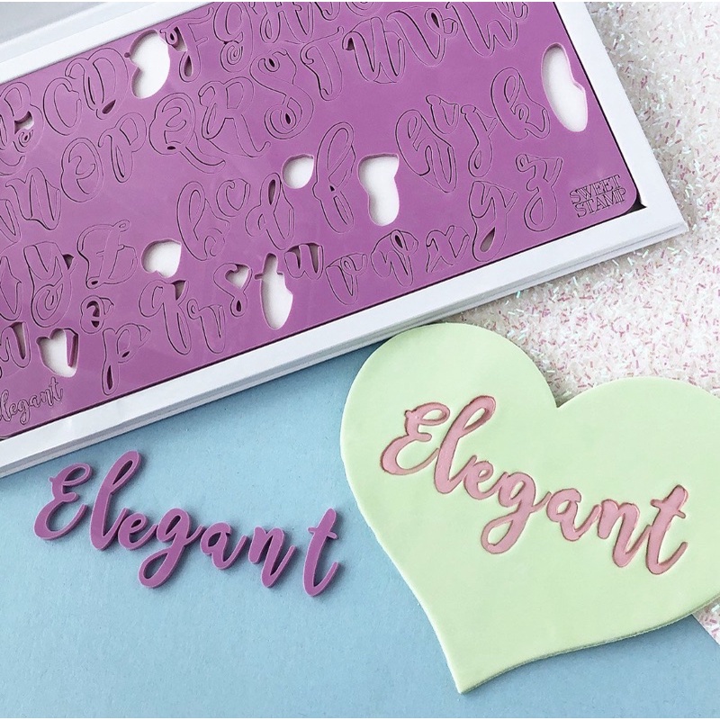 

Sweet Stamp Lettering ELEGANT - Large