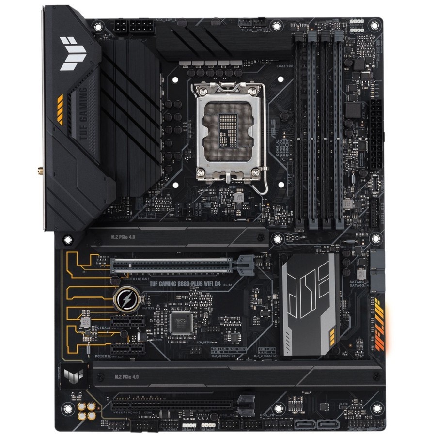 ASUS TUF B660 PLUS WIFI D4 DDR4 B660-PLUS - LGA 1700 (ATX, GEN12, B660) MOTHERBOARD