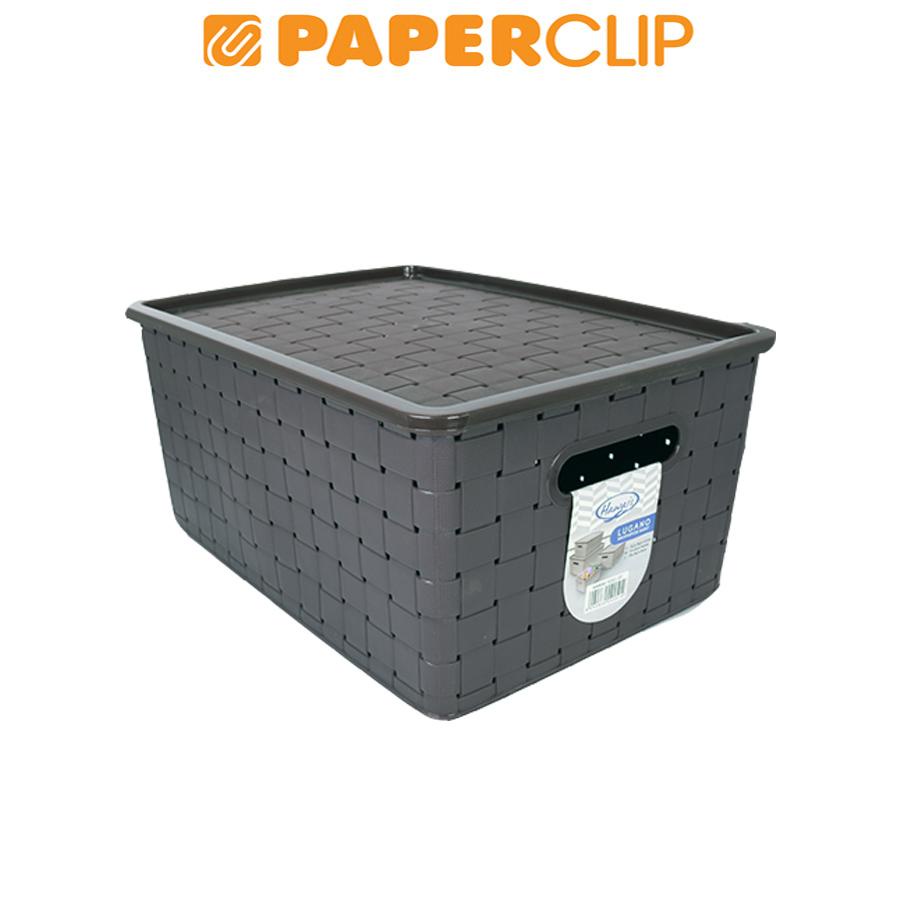 BASKET HAWAII 9251 MEDIUM DARK BROWN LUGANO