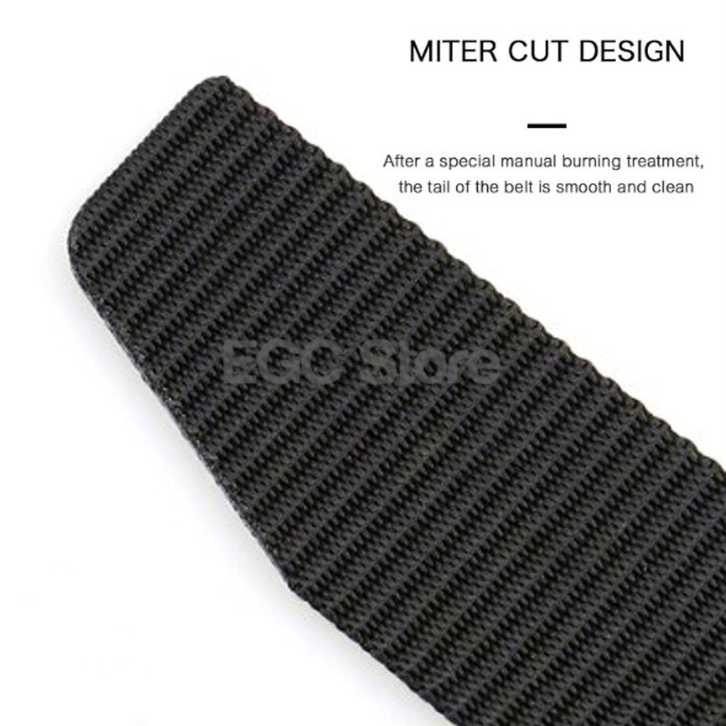 PROMO BEST SELLER ! IKAT PINGGANG PRIA/SABUK PRIA/BELT NYLON CANVAS KEPALA BESI - MC-CCA-40