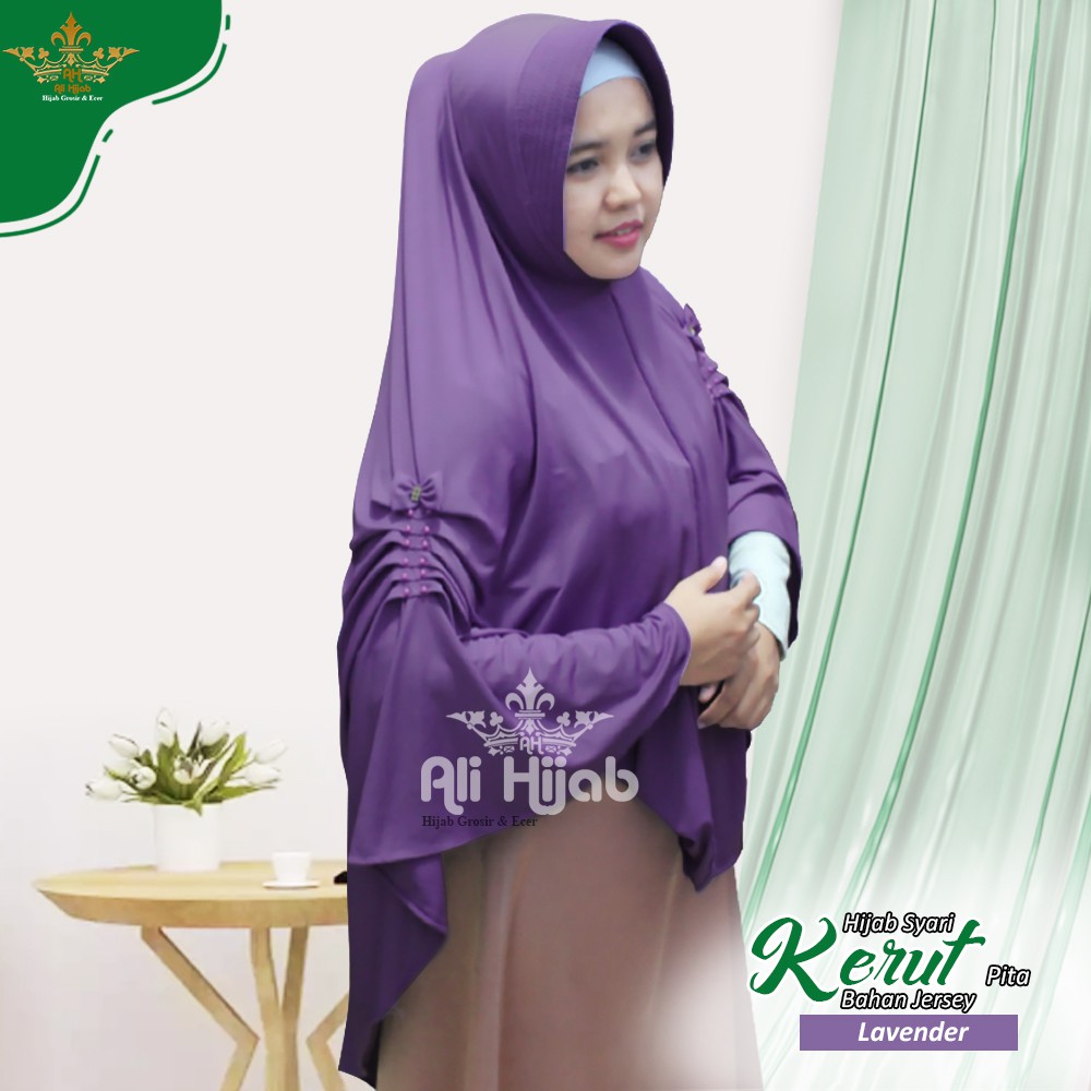 HIJAB SYARI KERUT PITA Q3 JILBAB JUMBO SYARI KHIMAR SYARI