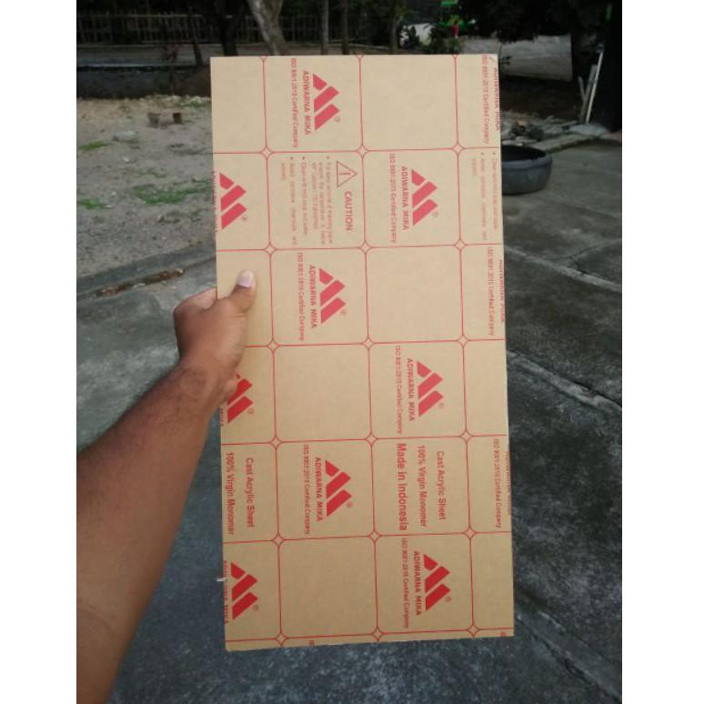 

BISA COD Akrilik Lembaran Bening Tebal 3mm (30cm x 60cm)